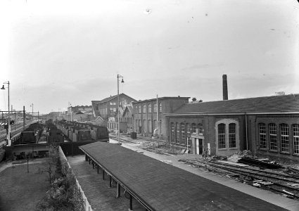 HUA-169902-Gezicht op de centrale werkplaats van de N.S. te Tilburg