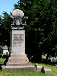 Hughey monument, Mount Lebanon Cemetery, 2019-06-03