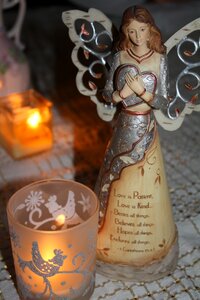 1 corinthians 13 candle decoration