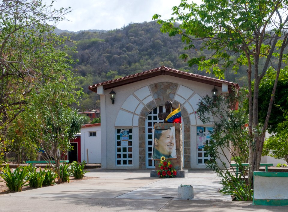 Hugo Chavez Church Facade in San Francisco de Macanao