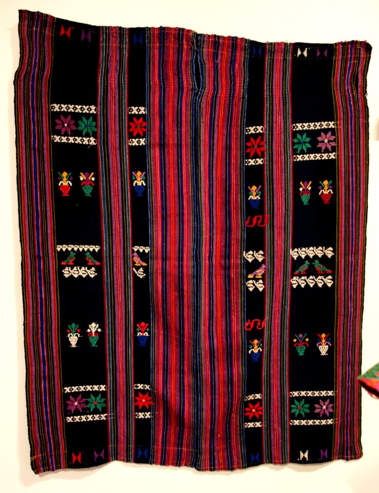 Huipil, Kaqchikel Maya, San Antonio Aguas Calientes, mid 20th century, cotton - Textile Museum of Canada - DSC01282