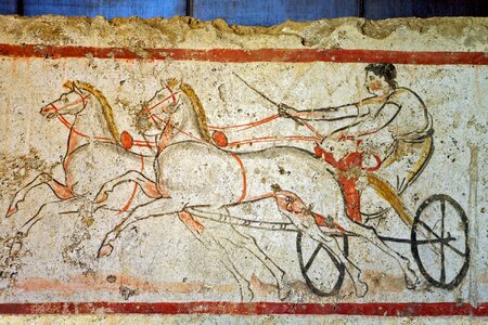 Tomb of the diver chariot charioteer