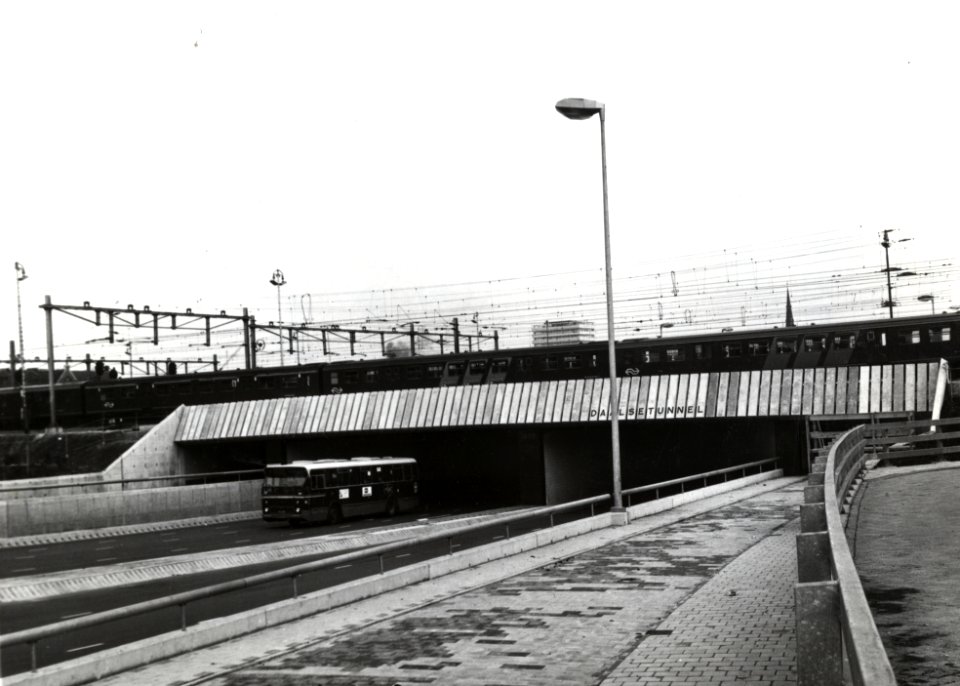 HUA-169158-Gezicht op de Daalsetunnel te Utrecht