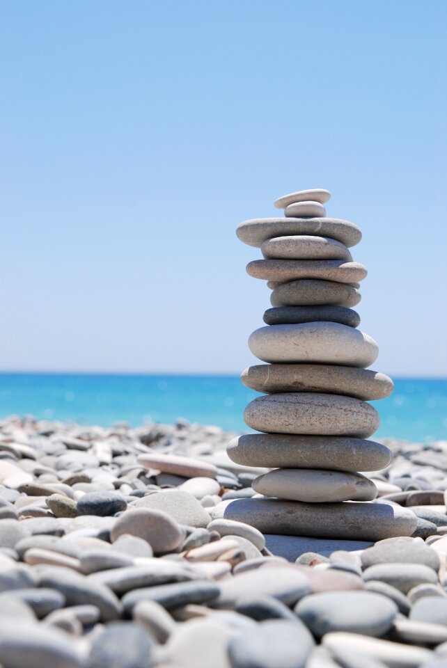 Zen stones pebble