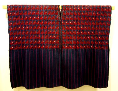 Huipil, K'iche' Maya, Nahuala, late 20th to early 21st century, cotton and synthetic - Textile Museum of Canada - DSC01384