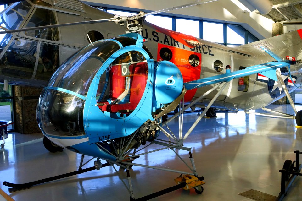 Hughes Model 269A Osage, 1956, second prototype - Evergreen Aviation & Space Museum - McMinnville, Oregon - DSC00943