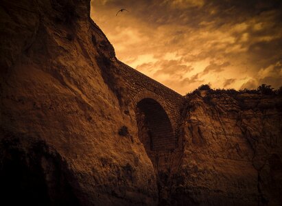 Algarve misterious bridge photo