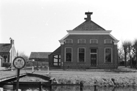 Huis en brug te Nieuwe Pekela ruilverkaveling Pomppolder, Bestanddeelnr 170-1935