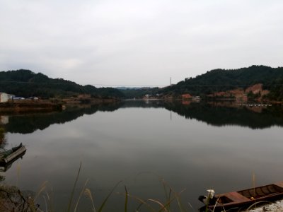 Huayuan Reservoir in Qingshanqiao Town of Ningxiang, Hunan