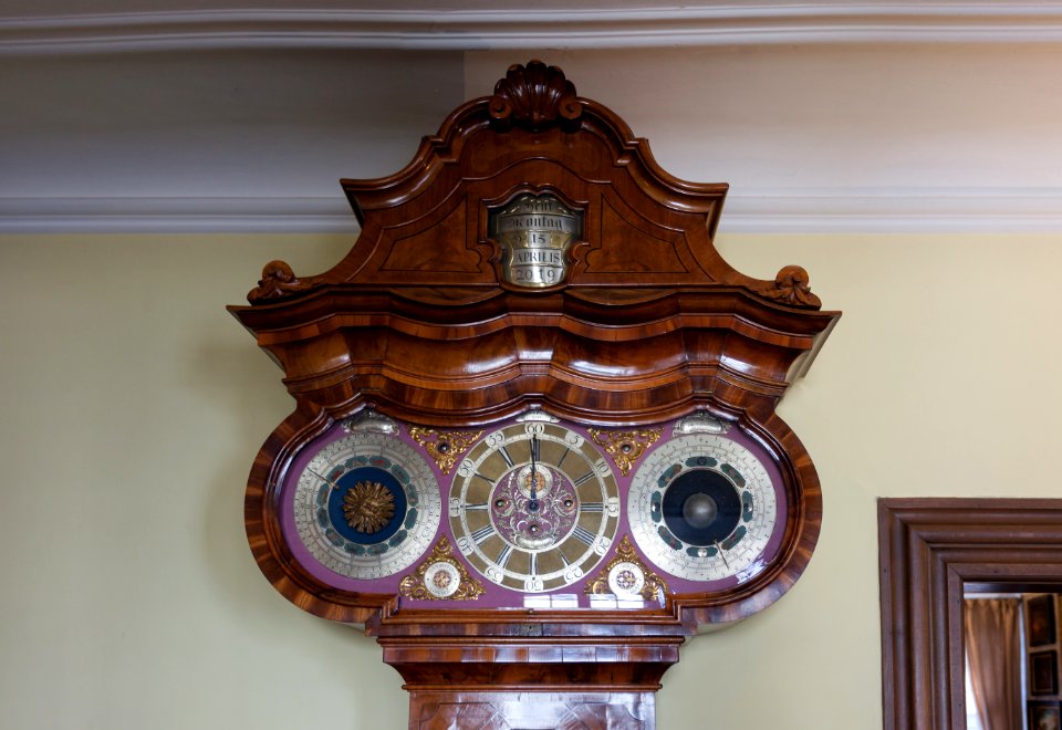 Huesgen–Uhr, Goethe–Haus im Detail