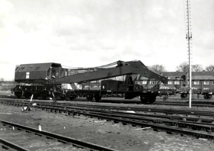 HUA-169680-Afbeelding van de ongevallenkraan NS 482 van de N.S. te Amersfoort