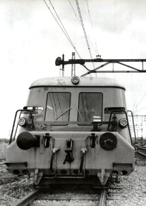 HUA-169719-Afbeelding van de Plassermatic Spezial stopmachine van de NS te Hoek van Holland