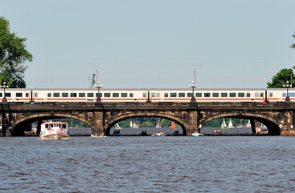 Railway bridge alster