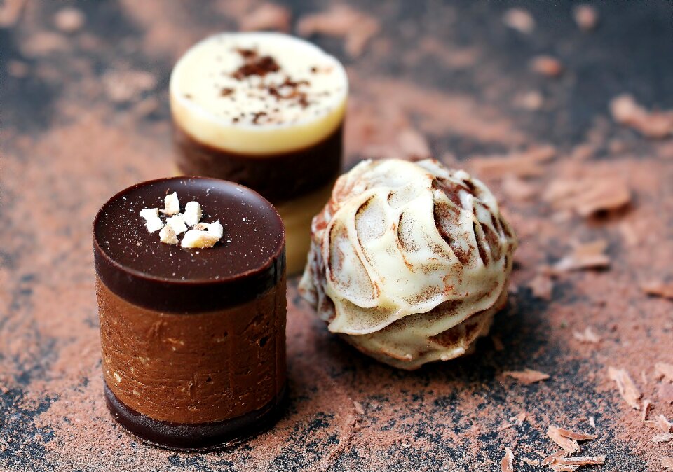 Candy nibble chocolate praline