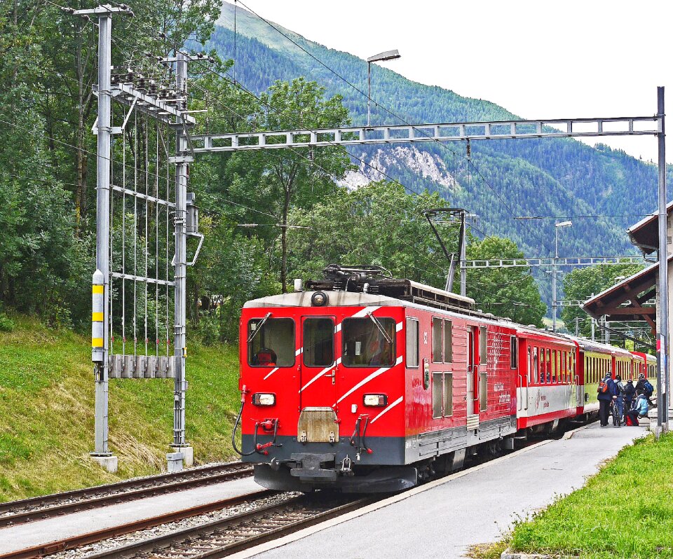Railway station stay fiesch