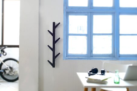 Study wall-mounted hook room photo