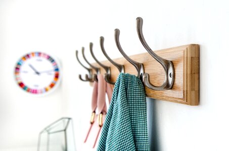 Hook wall-mounted hook bedroom photo