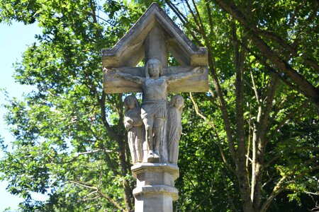 Christ statues religious monuments photo