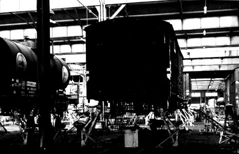 HUA-159335-Interieur van de hoofdwerkplaats van de N.S. te Amersfoort
