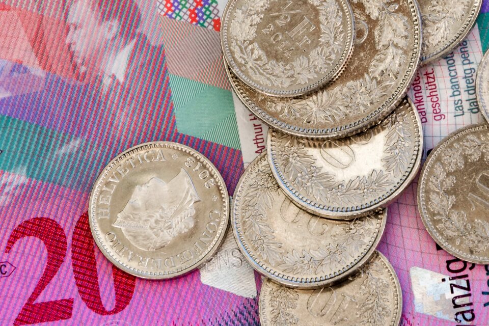 Currency swiss francs exchange