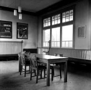 HUA-153707-Interieur van het N.S.-station Nunspeet te Nunspeet- wachtkamer