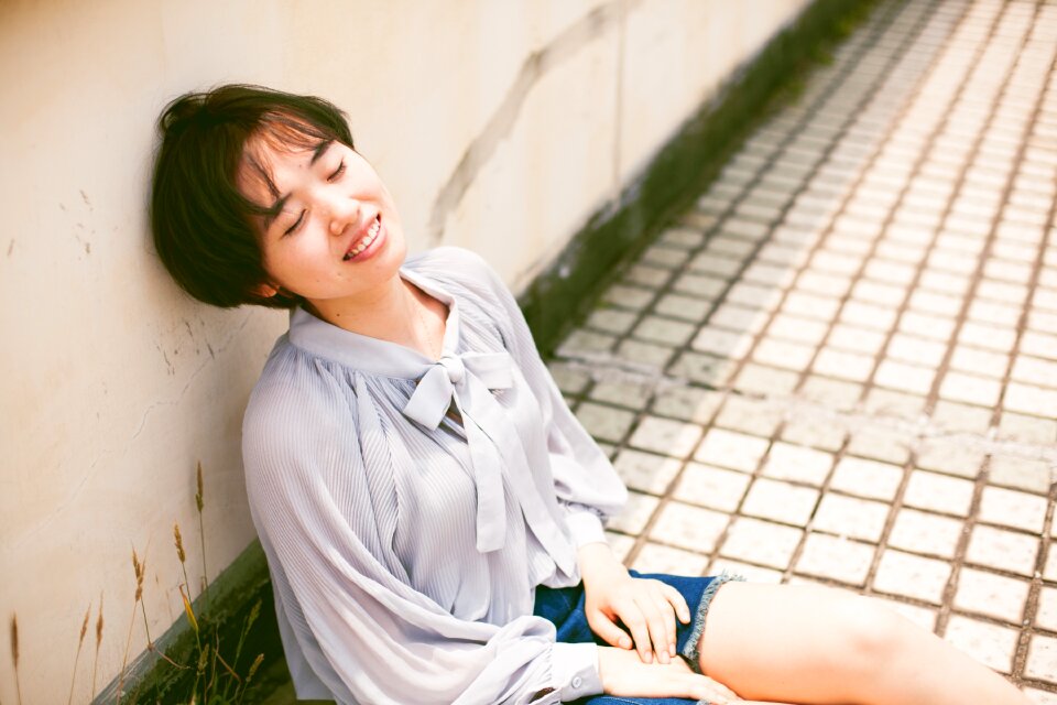Short hair summer sunshine