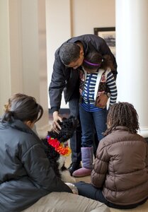 To sasha and malia malia ann natasha photo michelle barack obama photo