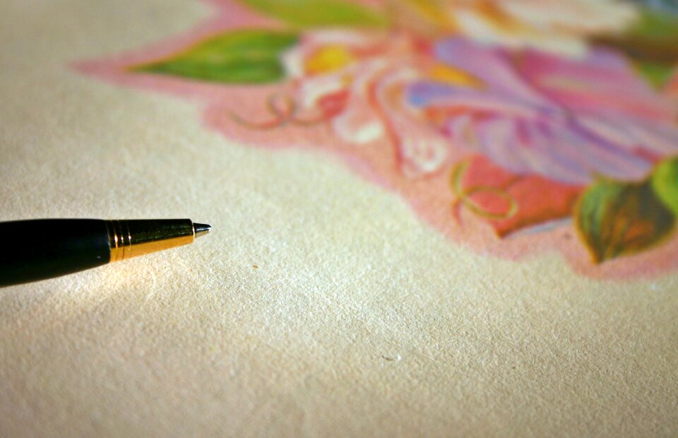 Stationery decorative flower