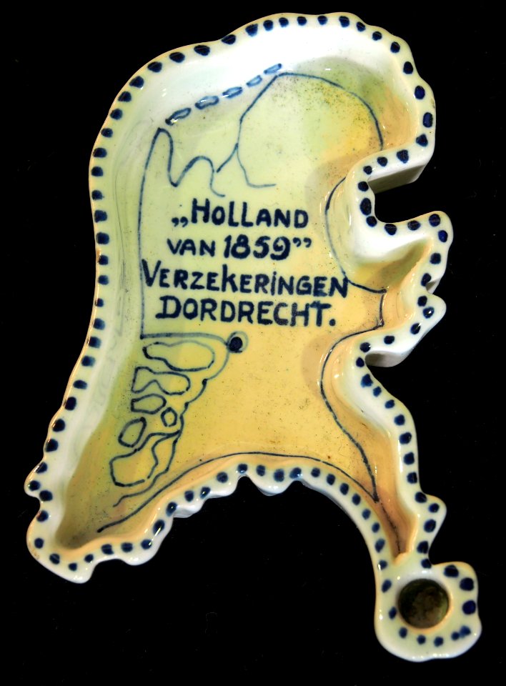 Holland van 1859 Verzekeringen asbakje foto 1