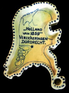 Holland van 1859 Verzekeringen asbakje foto 1