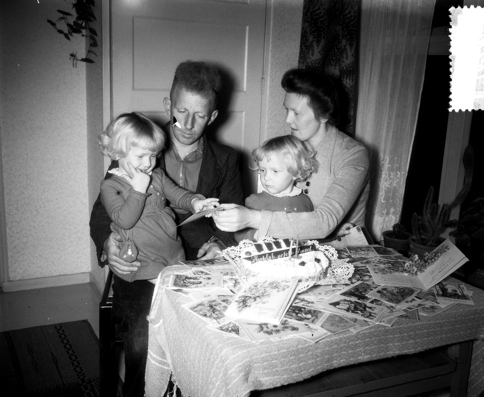 Hollandse siamese tweeling 2 jaar, Folkje en Tjitske de Vries, Bestanddeelnr 907-4231