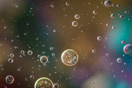 Texture macro oil