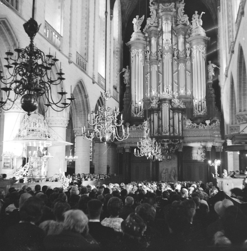 Holland Festival geopend in Grote kerk te Haarlem, Bestanddeelnr 914-0312