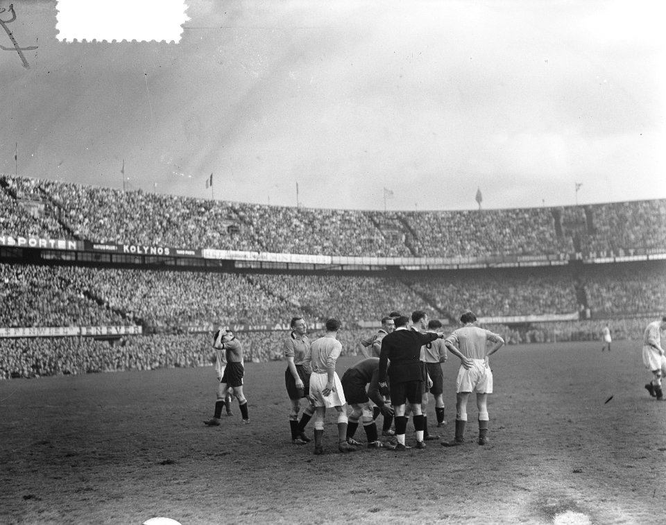Holland tegen Belgie te Rotterdam, Bestanddeelnr 904-8651