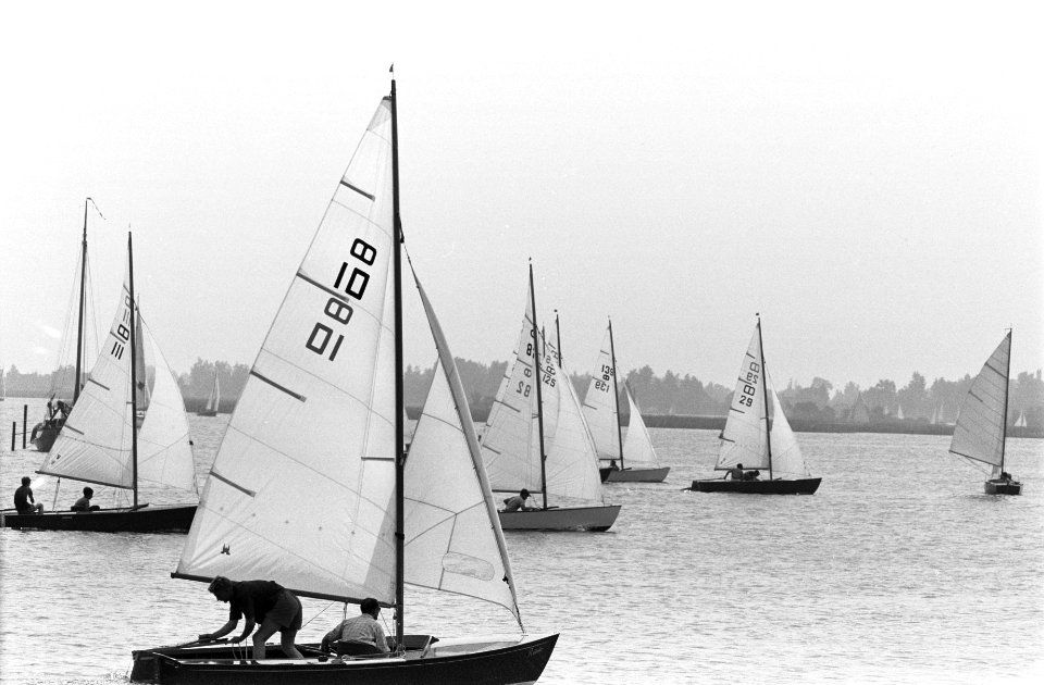 Hollandweek op Loosdrechtse Plassen . BM en FJs tijdens de wedstrijden, Bestanddeelnr 915-3962