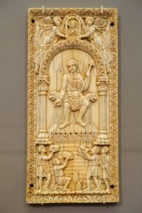 Homage to a ruler, probably 19th century in late-antique style, ivory - Bode-Museum- DSC02419