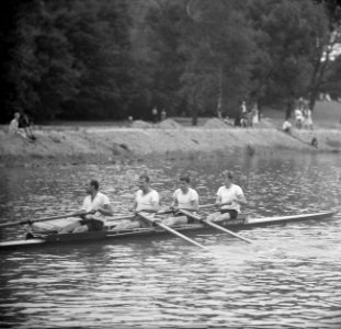 Hollandbeker 1964 op de Bosbaan Amsterdam, Rob Groen, Bestanddeelnr 916-5958