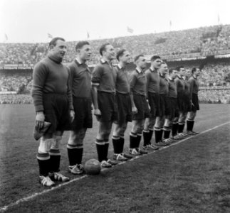 Holland tegen Belgie te Rotterdam Belgisch elftal, Bestanddeelnr 904-8652