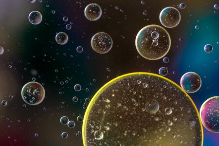 Texture macro oil