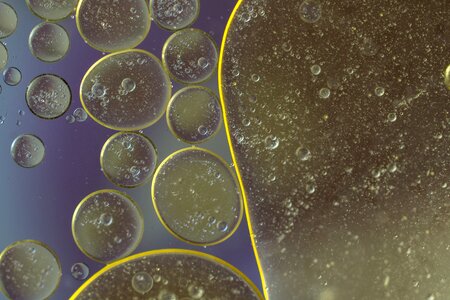 Texture macro oil