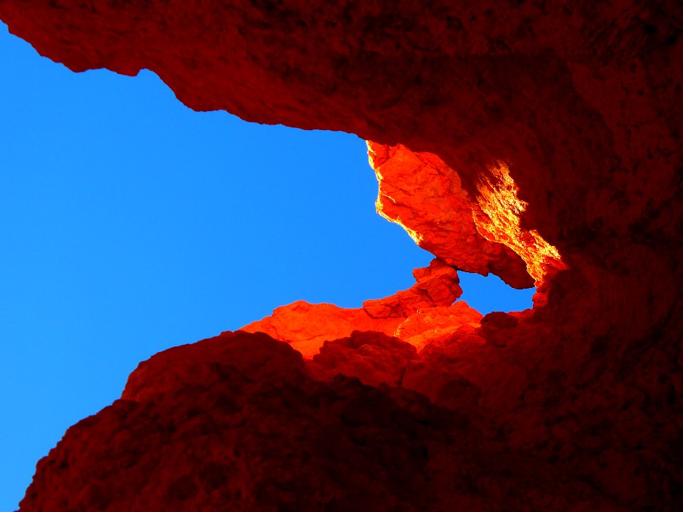 Holed rock at Bryce Canyon Utah