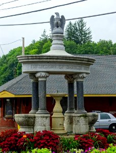 Holt Memorial Fountain - Stafford Springs, Connecticut - DSC04233