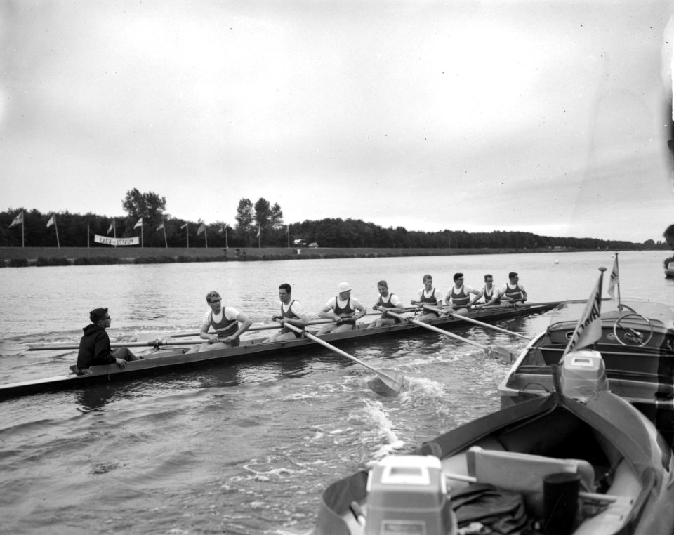 Hollandia bekerwedstrijden op de Bosbaan De ploeg van Proteus, Bestanddeelnr 912-6139