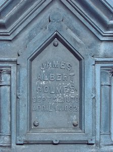 Holmes (James Albert), Robinson Run Cemetery, 2015-09-27, 02