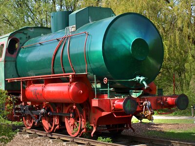 Train museum locomotive old photo