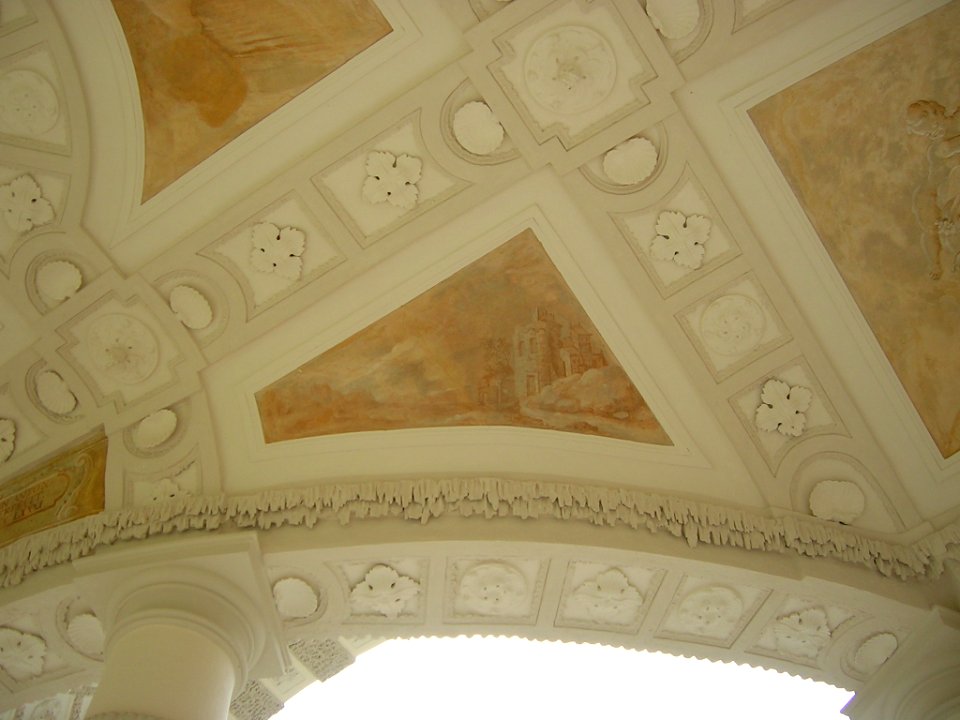 Hofgarten Eichstätt -Fresko Pavillon Mitte 04-rNO (1)