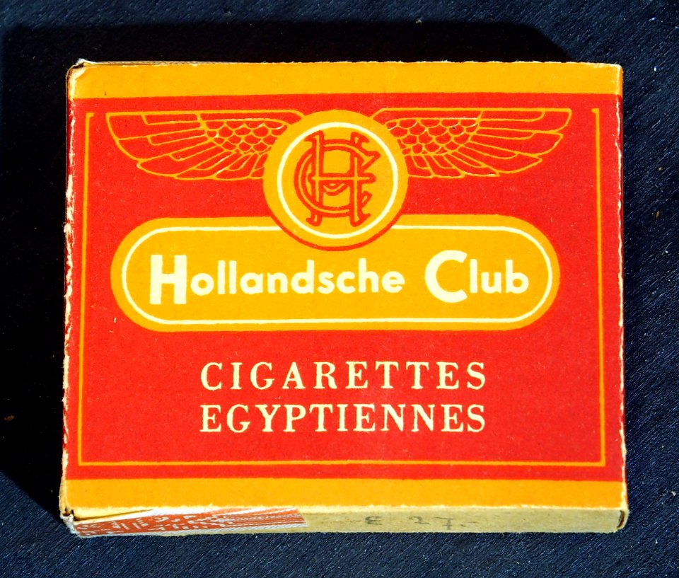 Hollandsche Club, cigarettes Egyptiennes