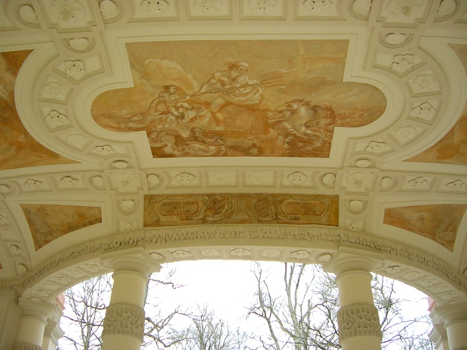 Hofgarten Eichstätt -Fresko Pavillon Mitte (5)