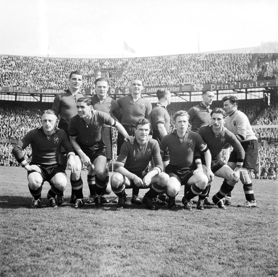 Holland tegen Begie, Belgische 11-tal, Bestanddeelnr 934-6802