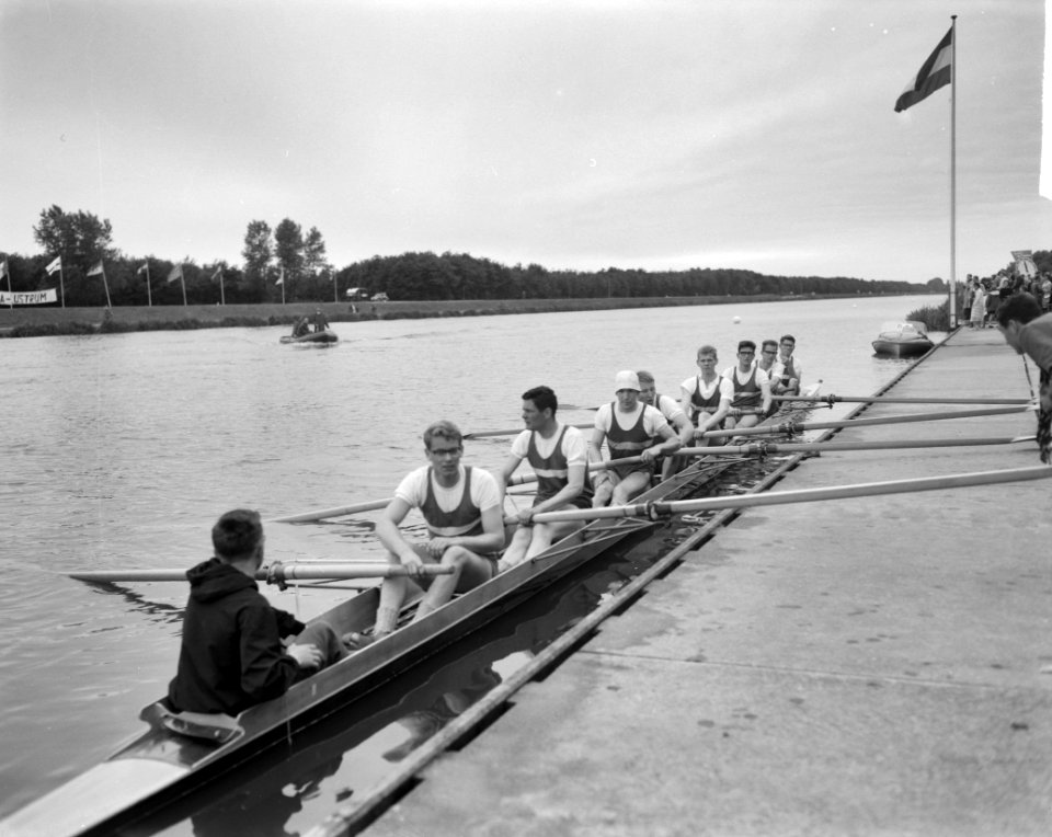 Hollandia bekerwedstrijden op de Bosbaan De ploeg van Proteus, Bestanddeelnr 912-6141
